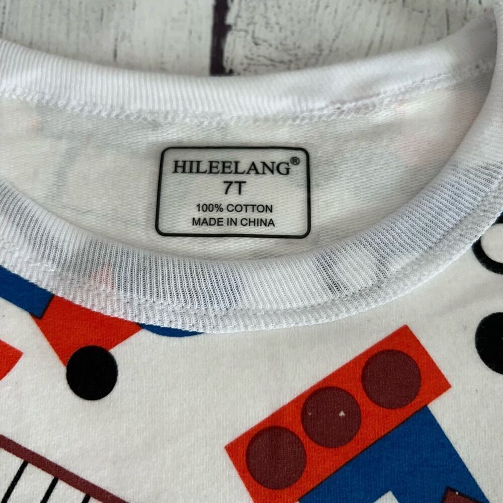 Hileelang Cotton Long Sleeve Kids Top - Picture 3 of 4